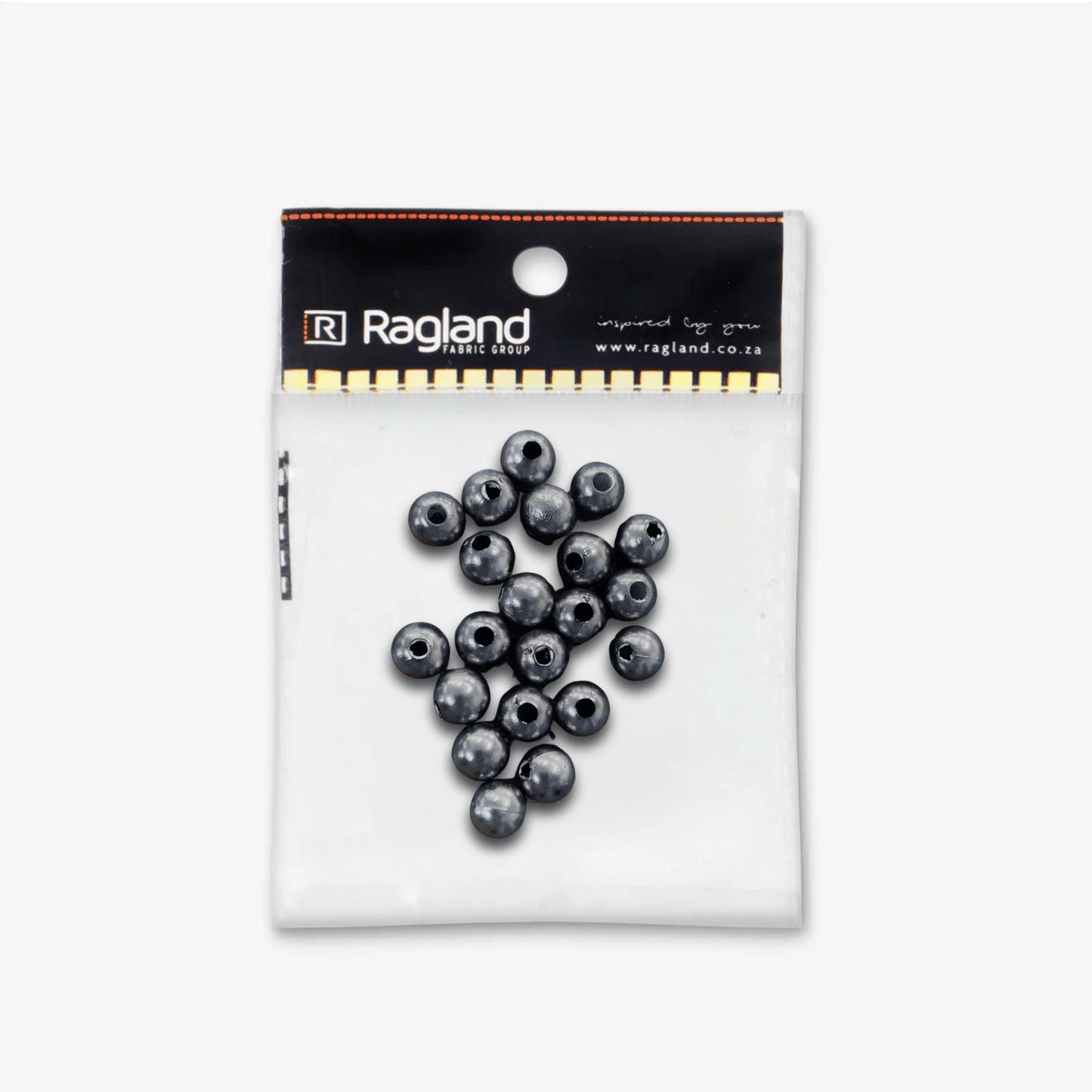 Pearl Beads 8mm | Gunmetal - Ragland Fabrics