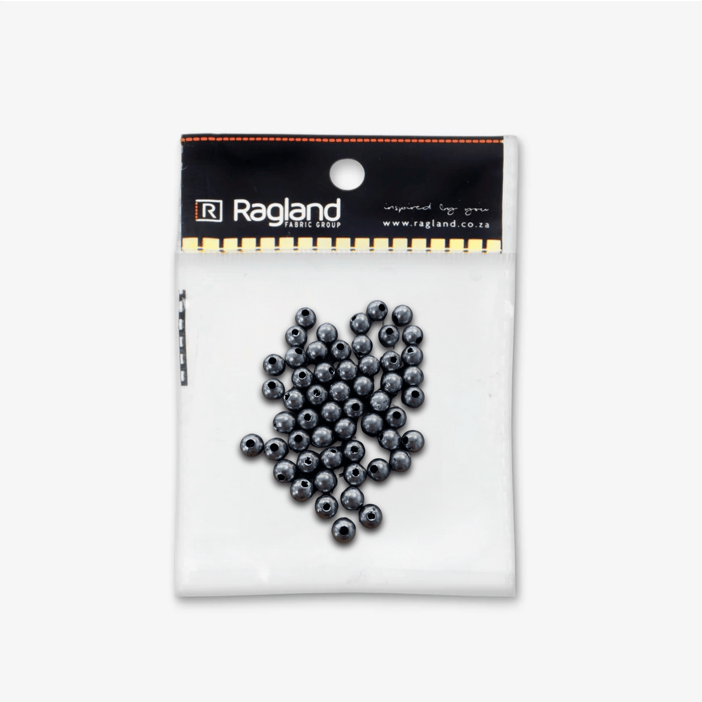 Pearl Beads 6mm | Gunmetal - Ragland Fabrics