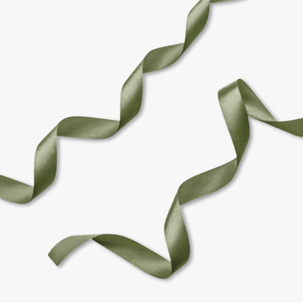 Satin Ribbon 6mm Pistachio Green | TBD - Ragland Fabrics