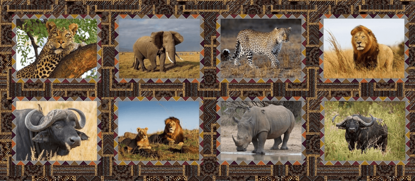 Place Mats South Africa Big 5 - Ragland Fabrics