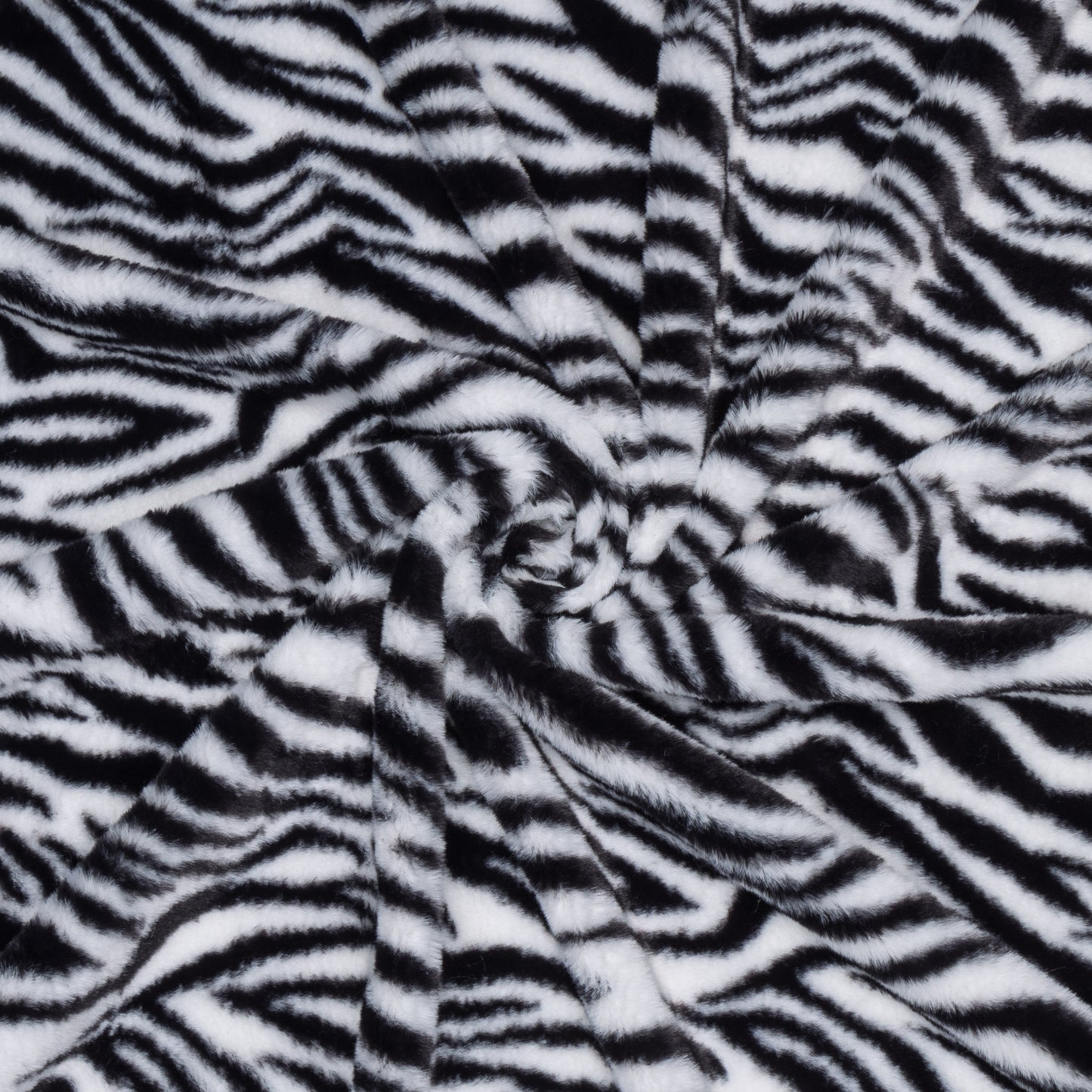 Fur White Tiger Print