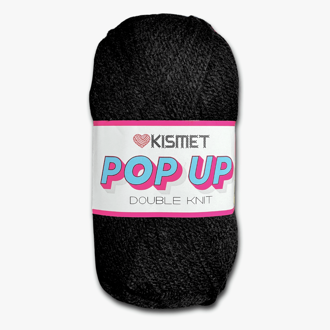 Pop Up Dbl Knit Black 03 - Ragland Fabrics