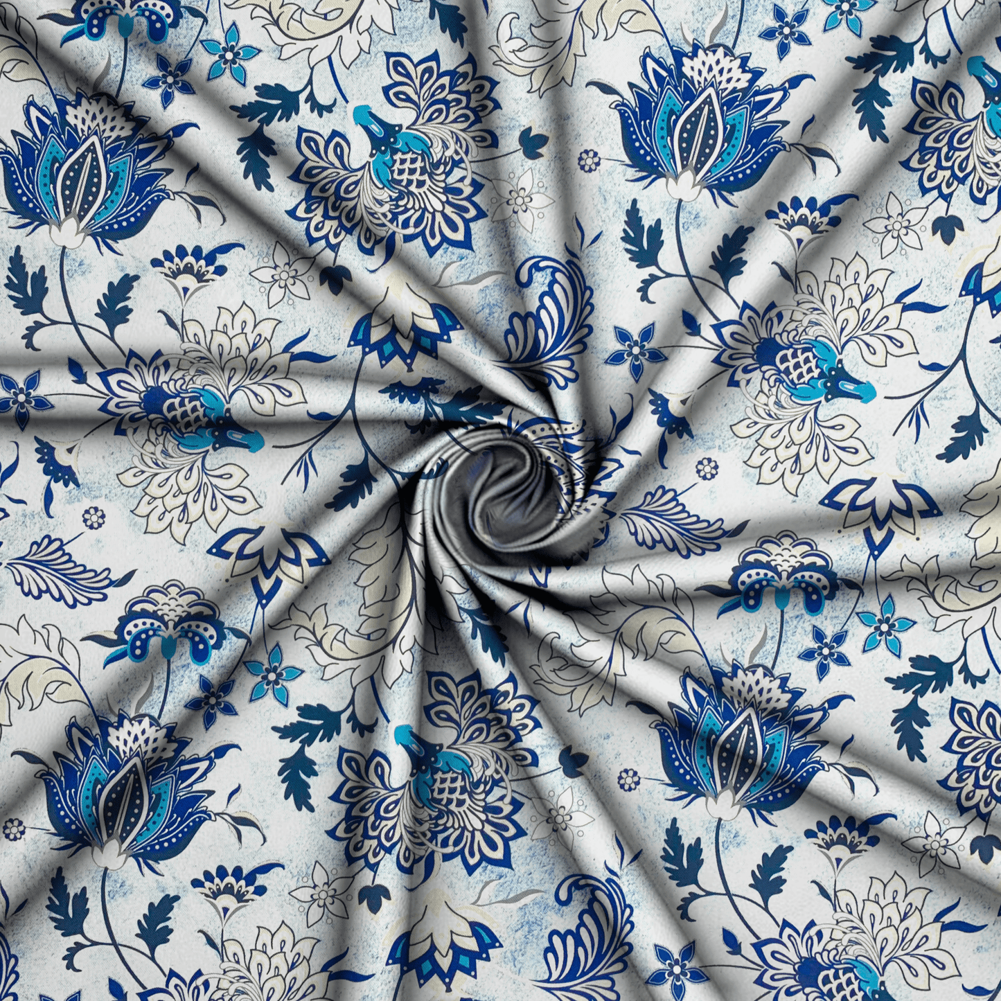 Printed Mini Matt Parvati Blue - Ragland Fabrics