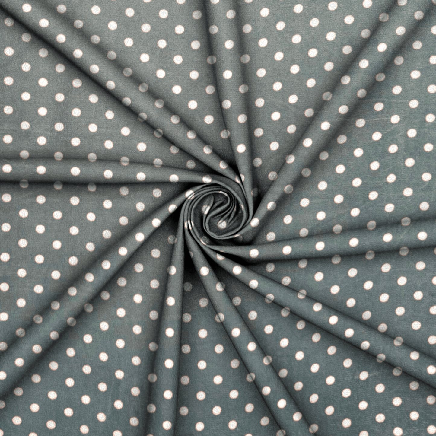 Printed Mongolian Fleece Grey & Pink Dot - Ragland Fabrics