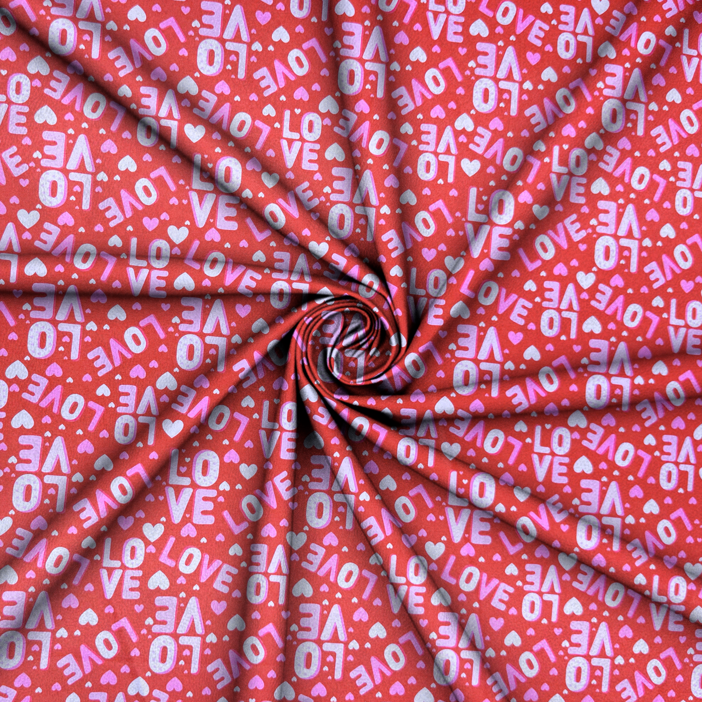 Printed Satin | Sweetheart - Ragland Fabrics