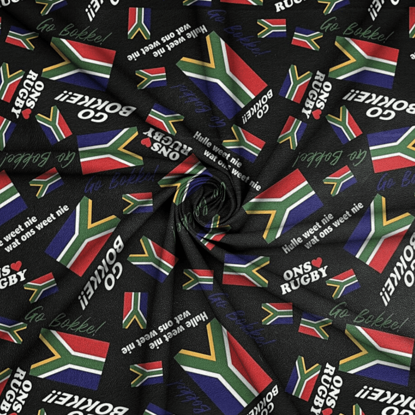 Printed Vinyl Bokke Green - Ragland Fabrics