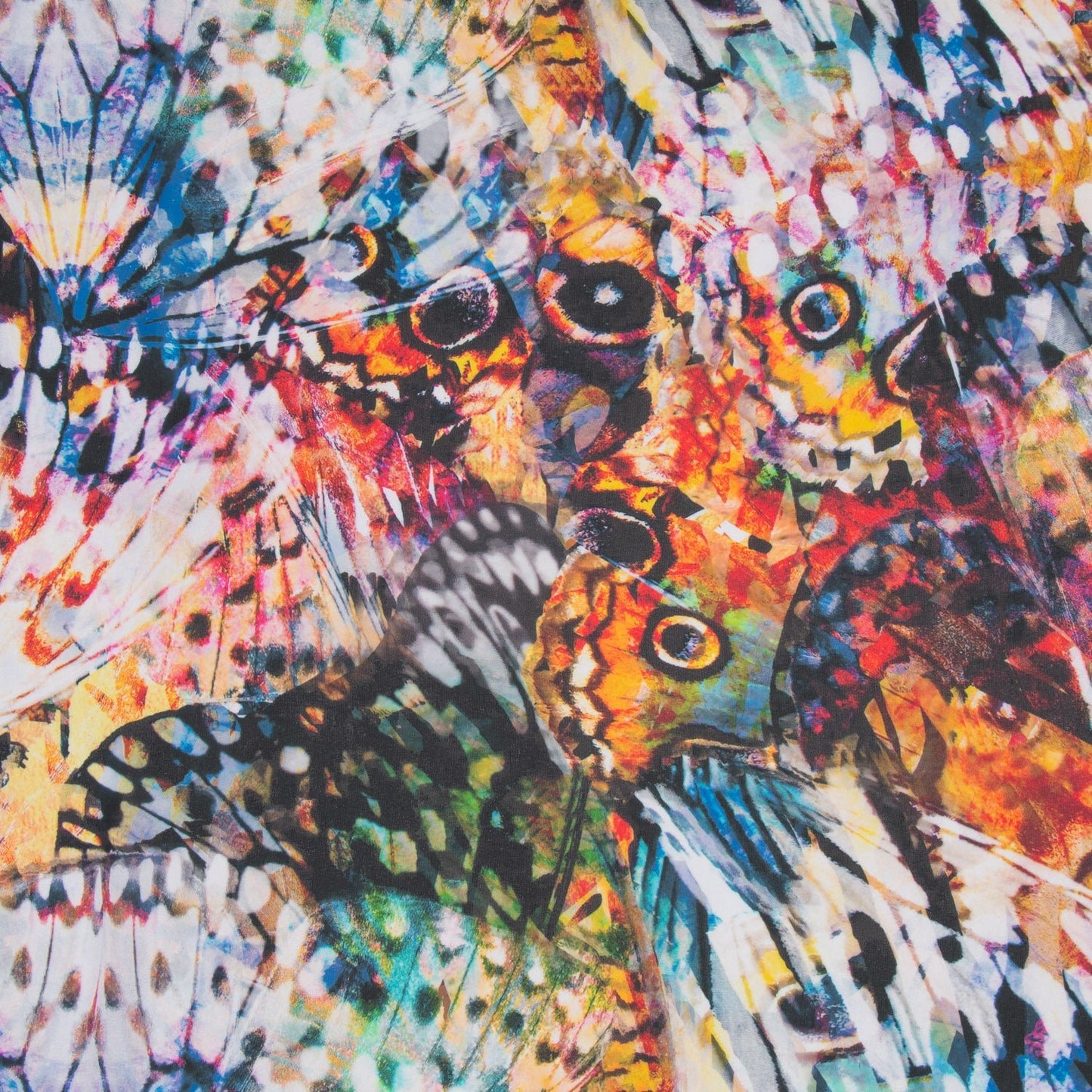 Printed Chiffon Multi - Ragland Fabrics