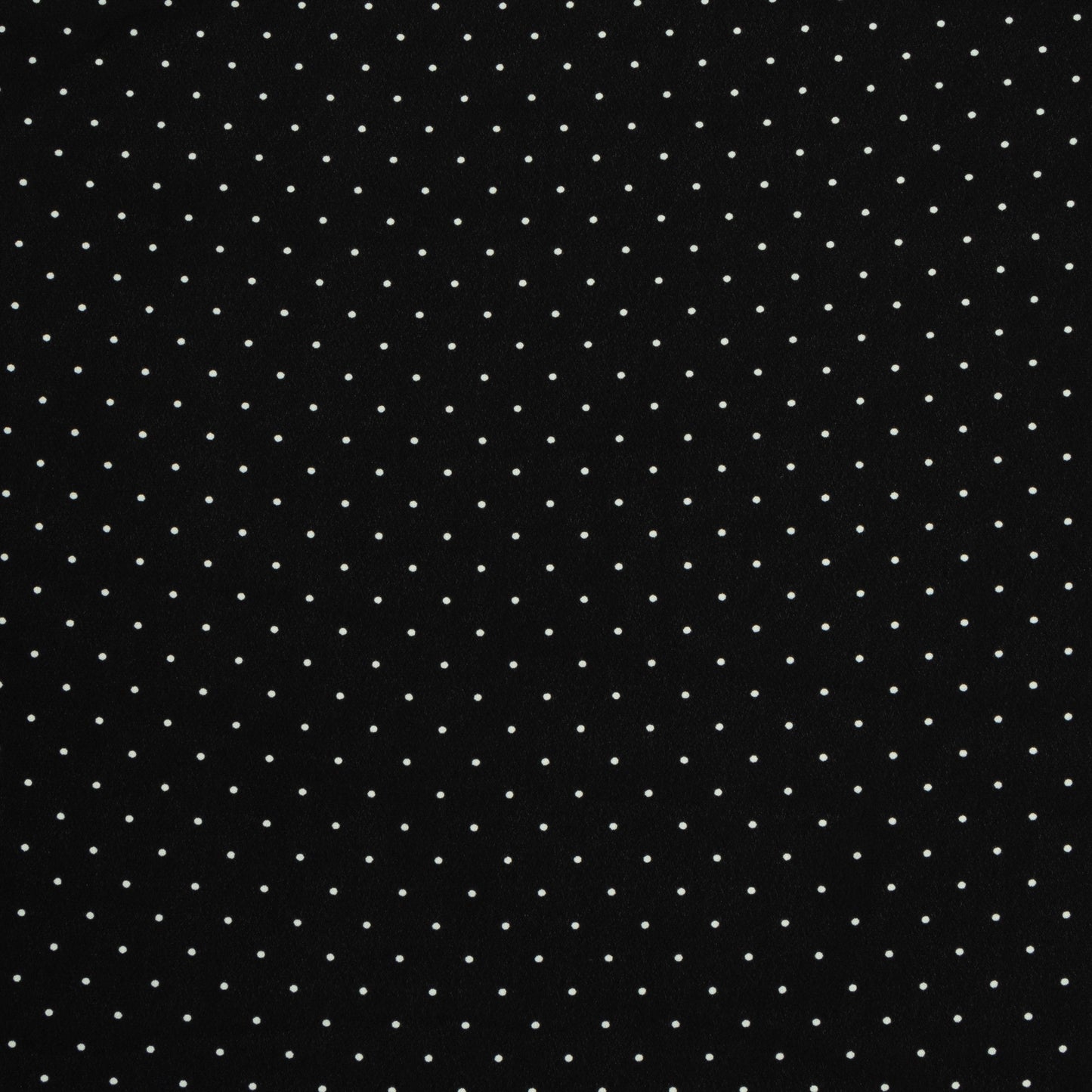 Printed Georgette Black / White Dot