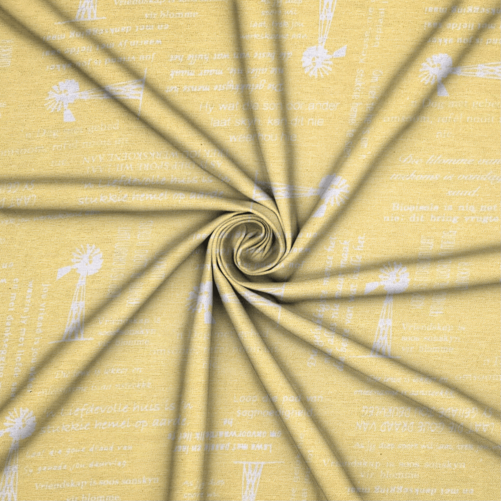 Printed Poly Cotton 140cm Windmills - Ragland Fabrics