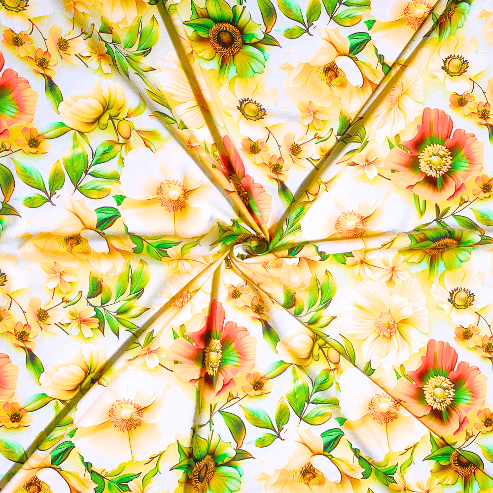 Viscose Printed Challis Floralis - Ragland Fabrics