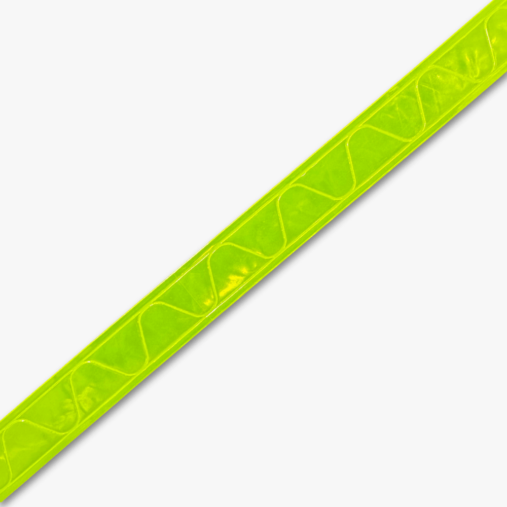 Reflective PVC Tape Lime 25mm - Per Meter - Ragland Fabrics