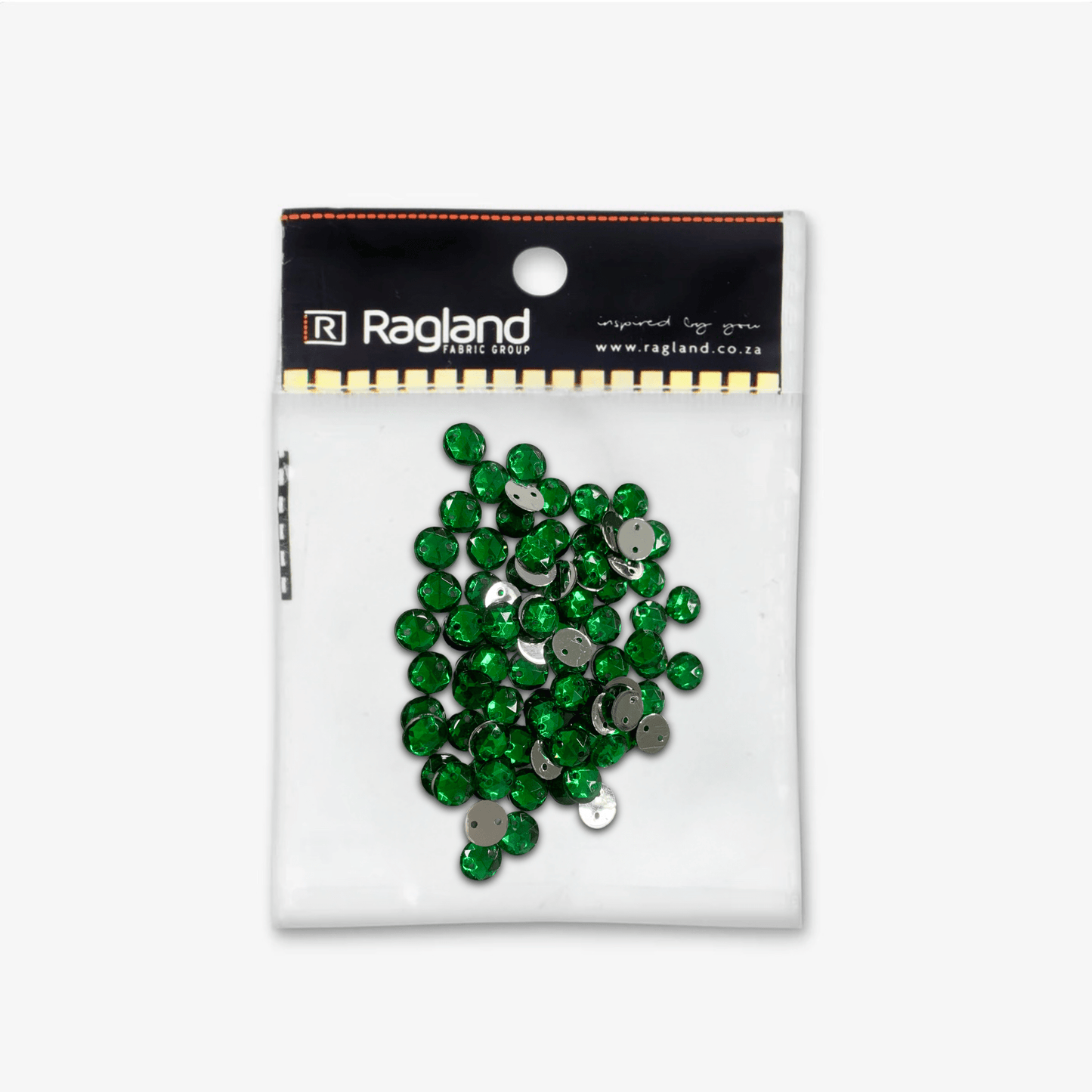 Rhinestones Green - Ragland Fabrics
