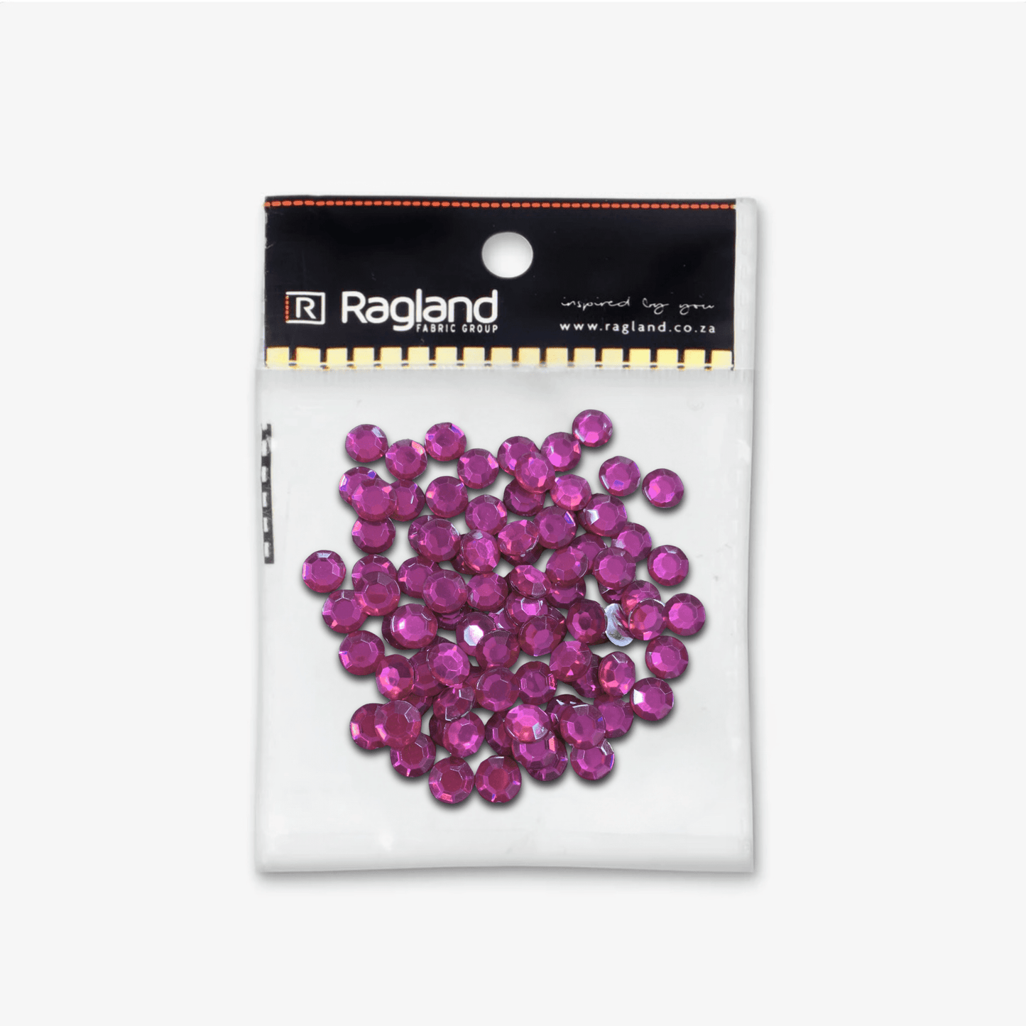 Rhinestones Dark Pink - Ragland Fabrics