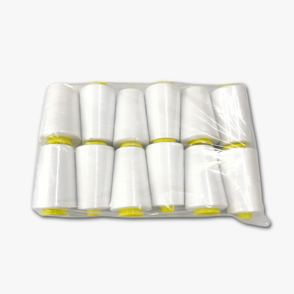Thread 4500m Cone White - Ragland Fabrics