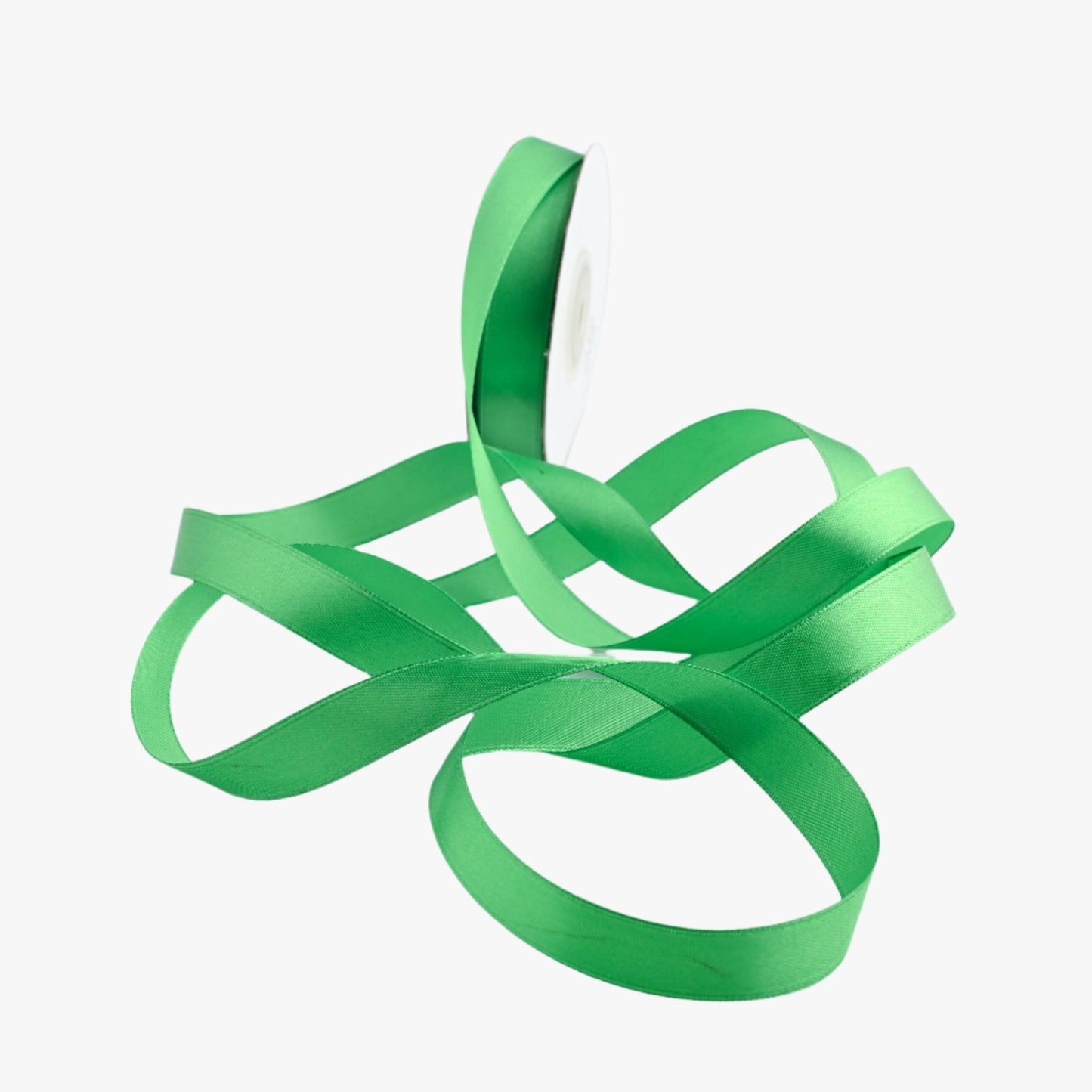 Satin Ribbon 10mm Emerald 23 - Ragland Fabrics