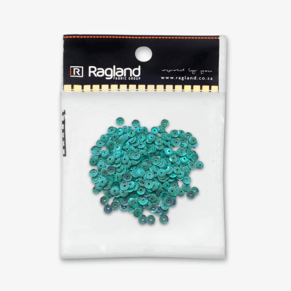 Sequins Pearly Light Turquoise 5gram - Ragland Fabrics