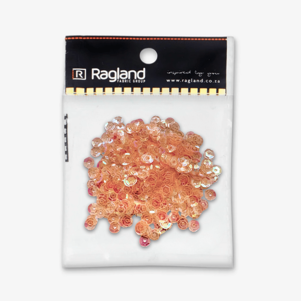 Sequins Pearly Peach 5gram - Ragland Fabrics