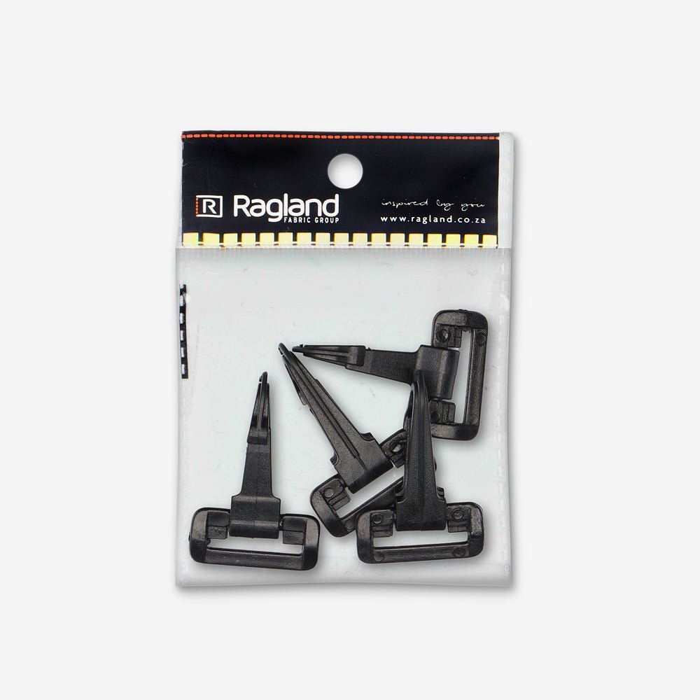 Snap Hooks Plastic 25mm - Ragland Fabrics