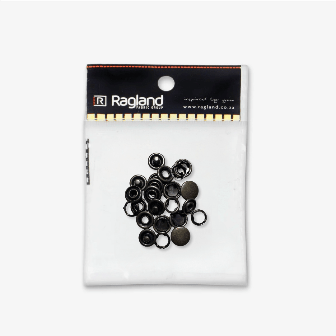 Solid Top Poppa 11mm | Antique Brass - Ragland Fabrics