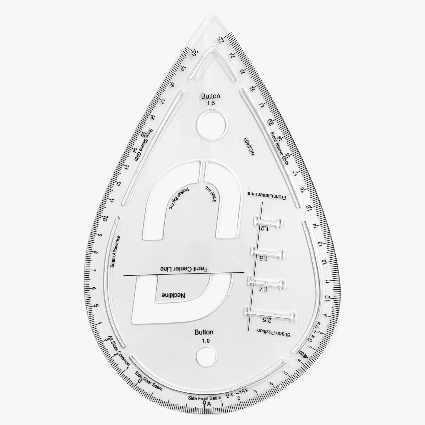 Ruler Teardrop - Ragland Fabrics