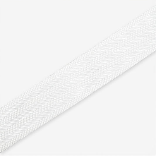 Upholstery Webbing Seatbelt Weave White 50mm