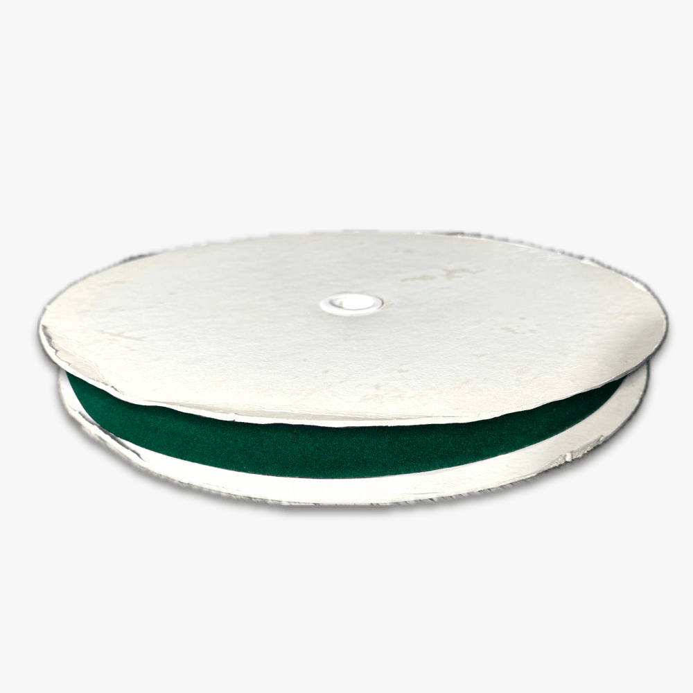 Velvet Ribbon 25mm Bottle Green - Ragland Fabrics