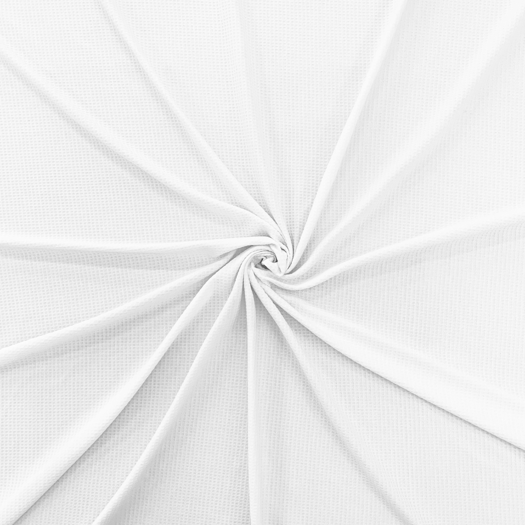 Waffle Cloth White - Ragland Fabrics