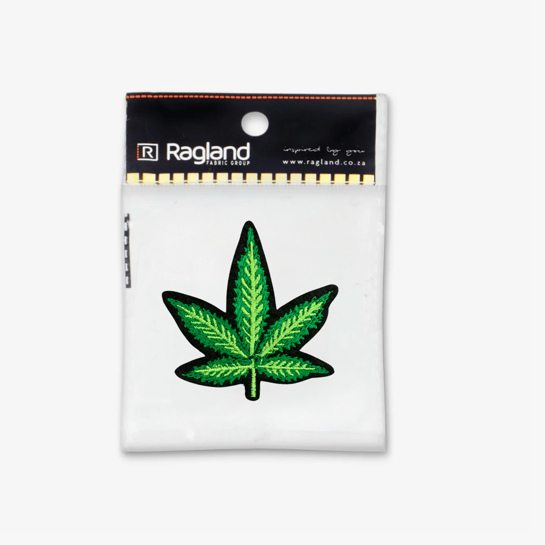 Motif Iron On Badge - CANNA LEAF - Ragland Fabrics