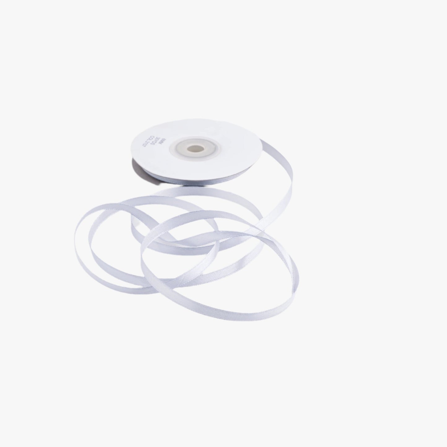 Satin Ribbon 6mm White 01 - Ragland Fabrics