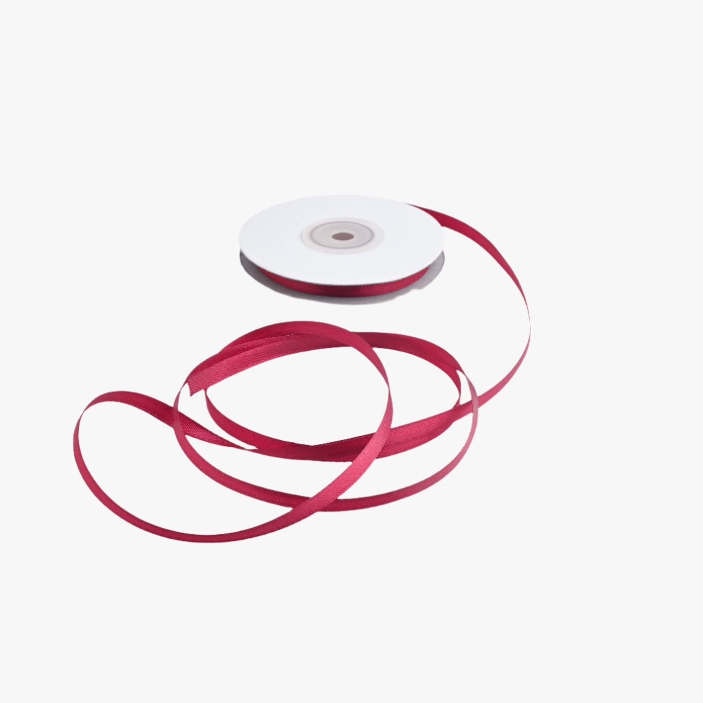 Satin Ribbon 6mm Maroon 123 - Ragland Fabrics