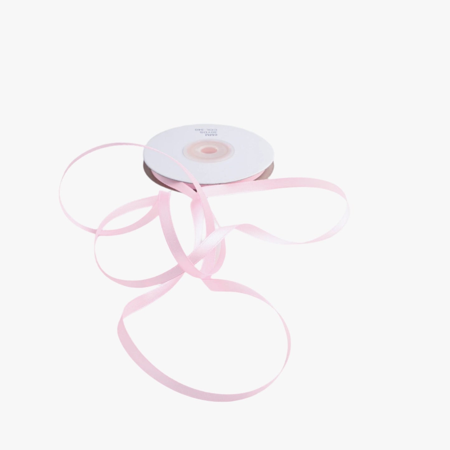 Satin Ribbon 6mm Baby Pink 340 - Ragland Fabrics
