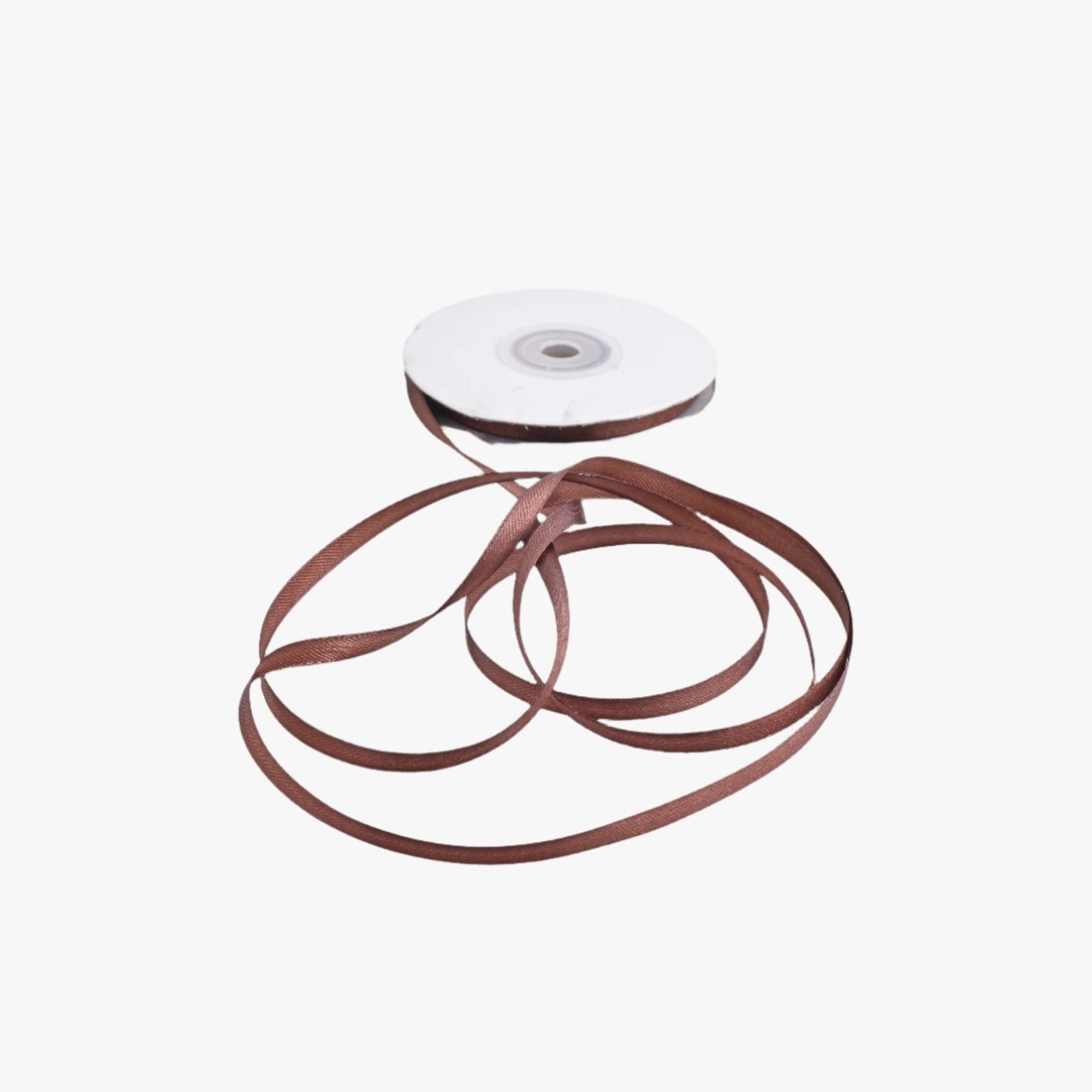 Satin Ribbon 6mm Dark Brown B59 - Ragland Fabrics
