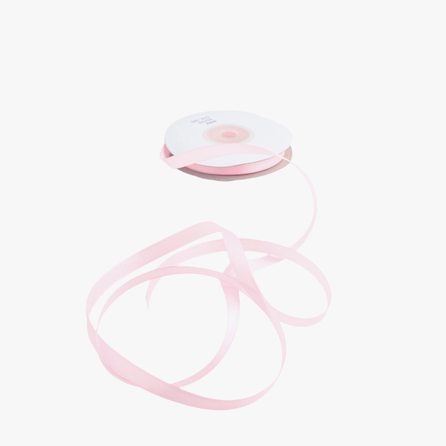 Satin Ribbon 8mm Baby Pink 340 - Ragland Fabrics