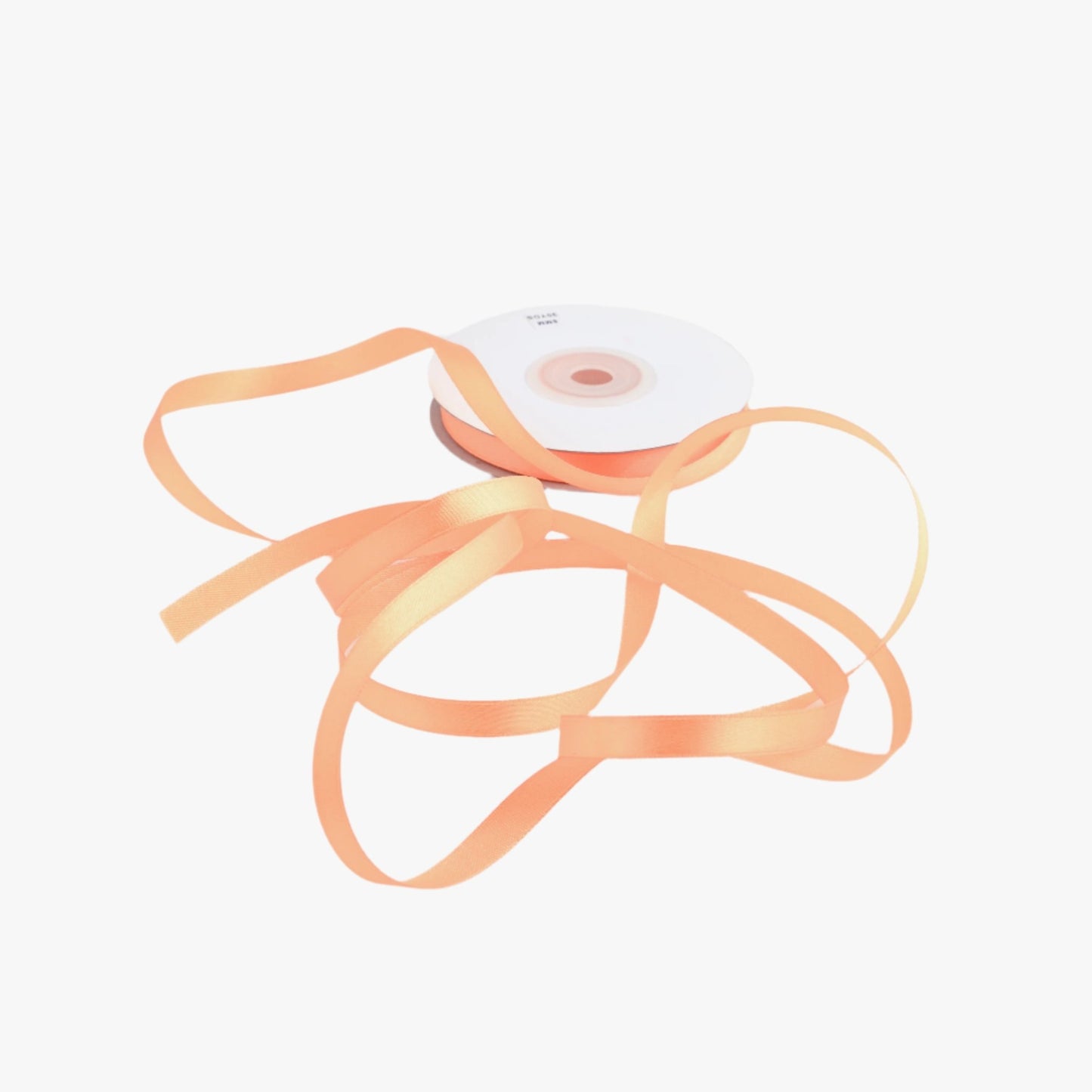 Satin Ribbon 8mm Peach 923 - Ragland Fabrics