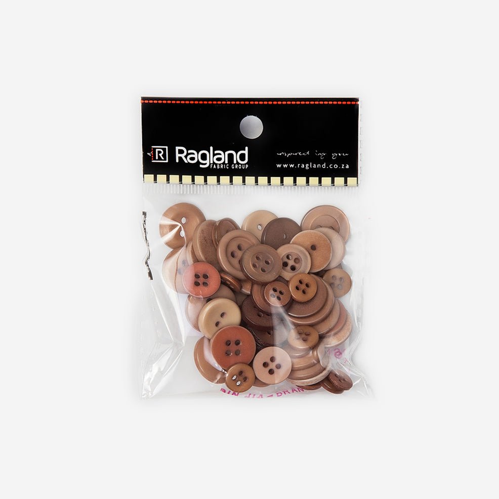 Craft Button Bags - Assorted Colours Available - Ragland Fabrics