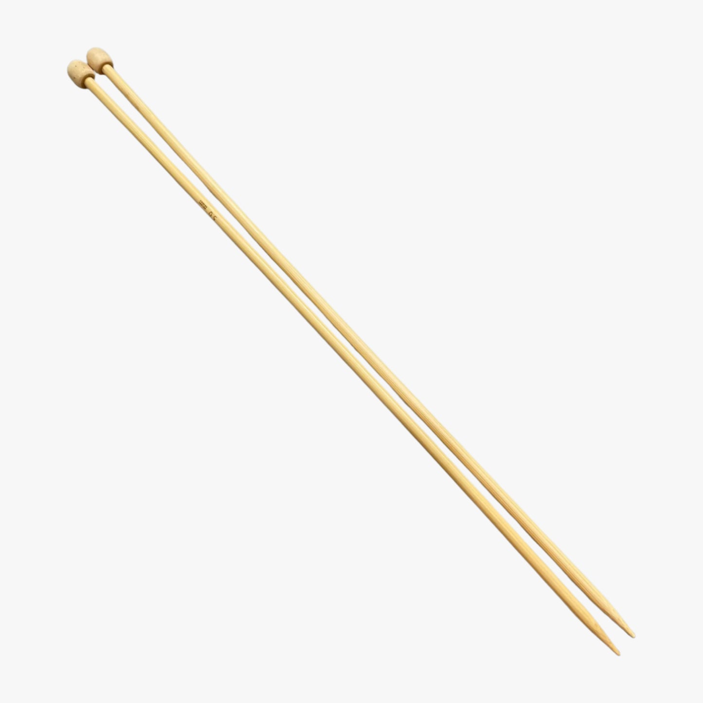 Bamboo Knitting Needles 5mm TO BE DISC - Ragland Fabrics