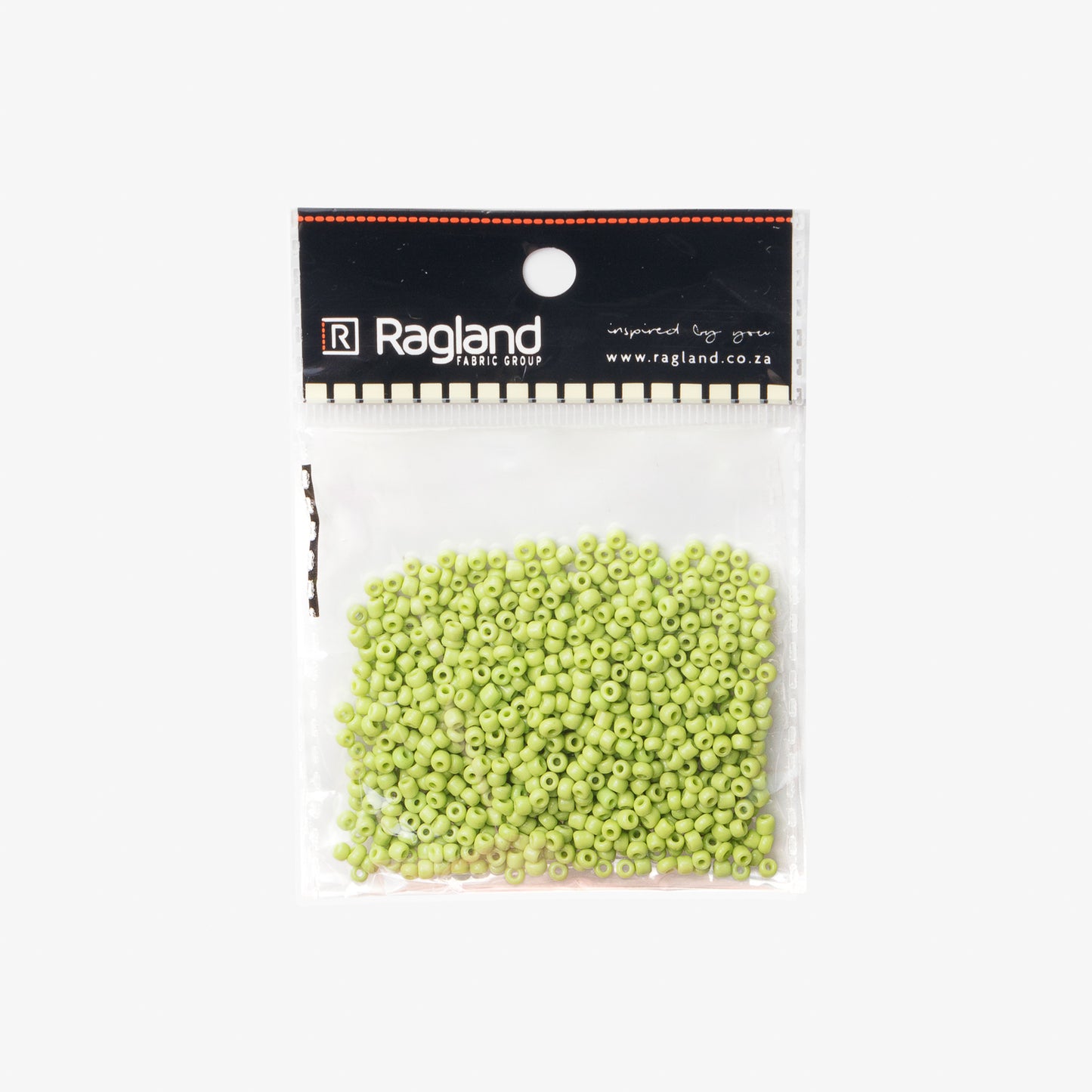 African Beads Size 6 20g Lime Green