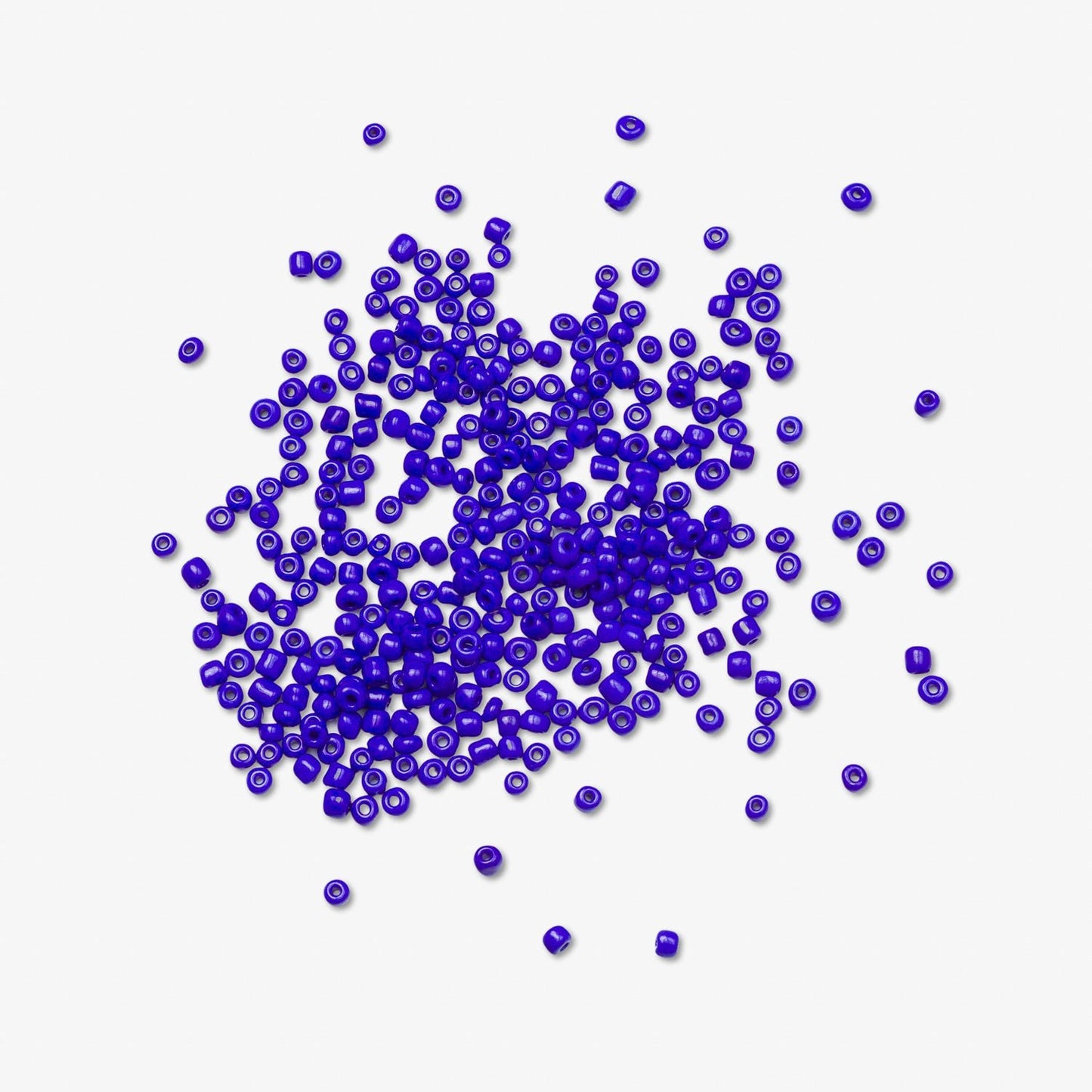 African Beads Size 8 20g Royal Blue - Ragland Fabrics