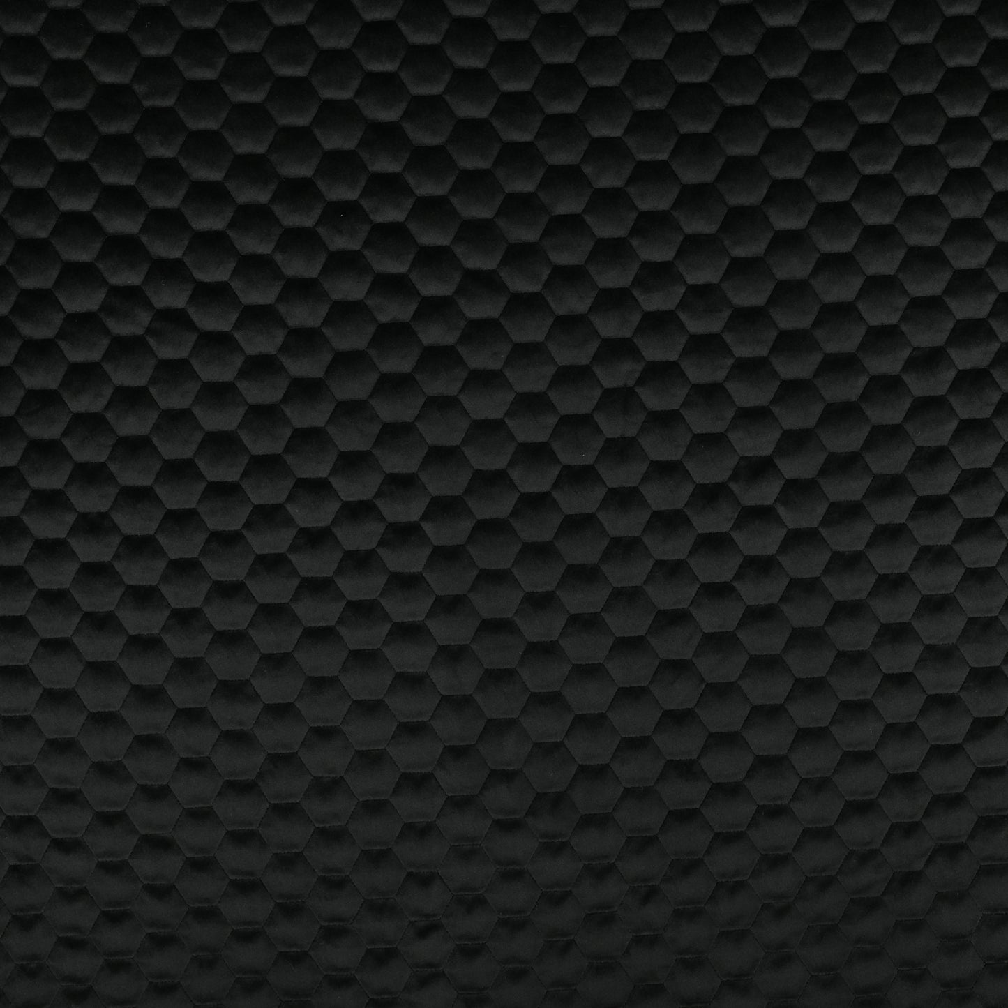 Bellahex Quilted Velvet 140cm Black Caviar