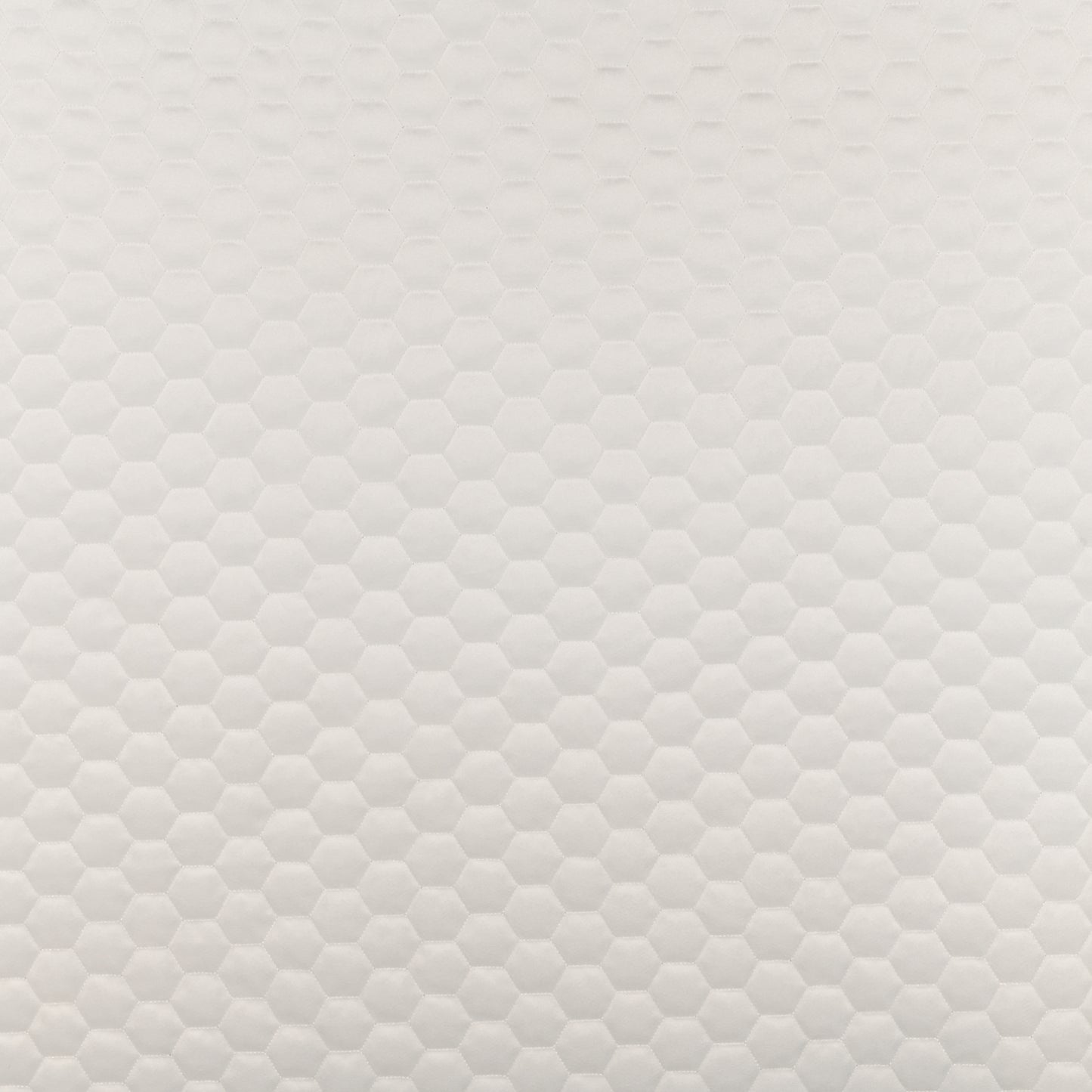 Bellahex Quilted Velvet 140cm Bone White