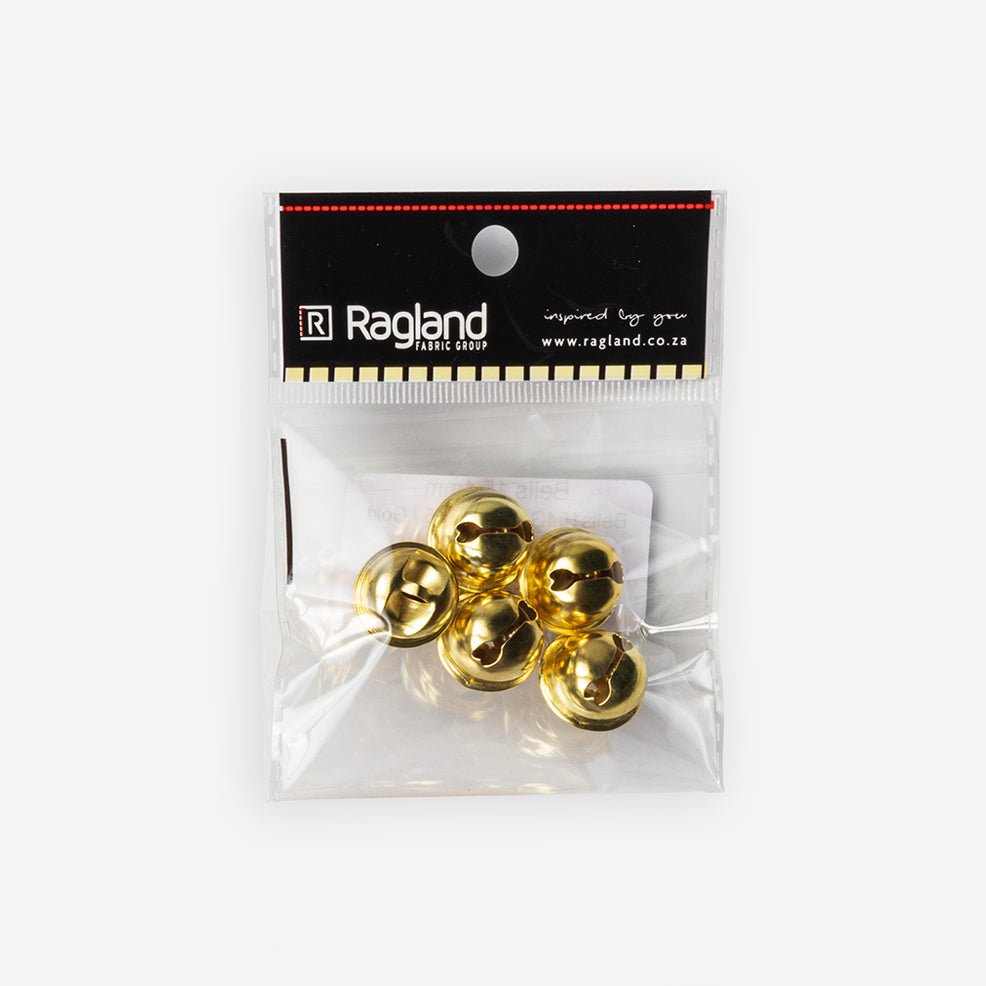 Bells 15,4mm Silver & Gold - Ragland Fabrics