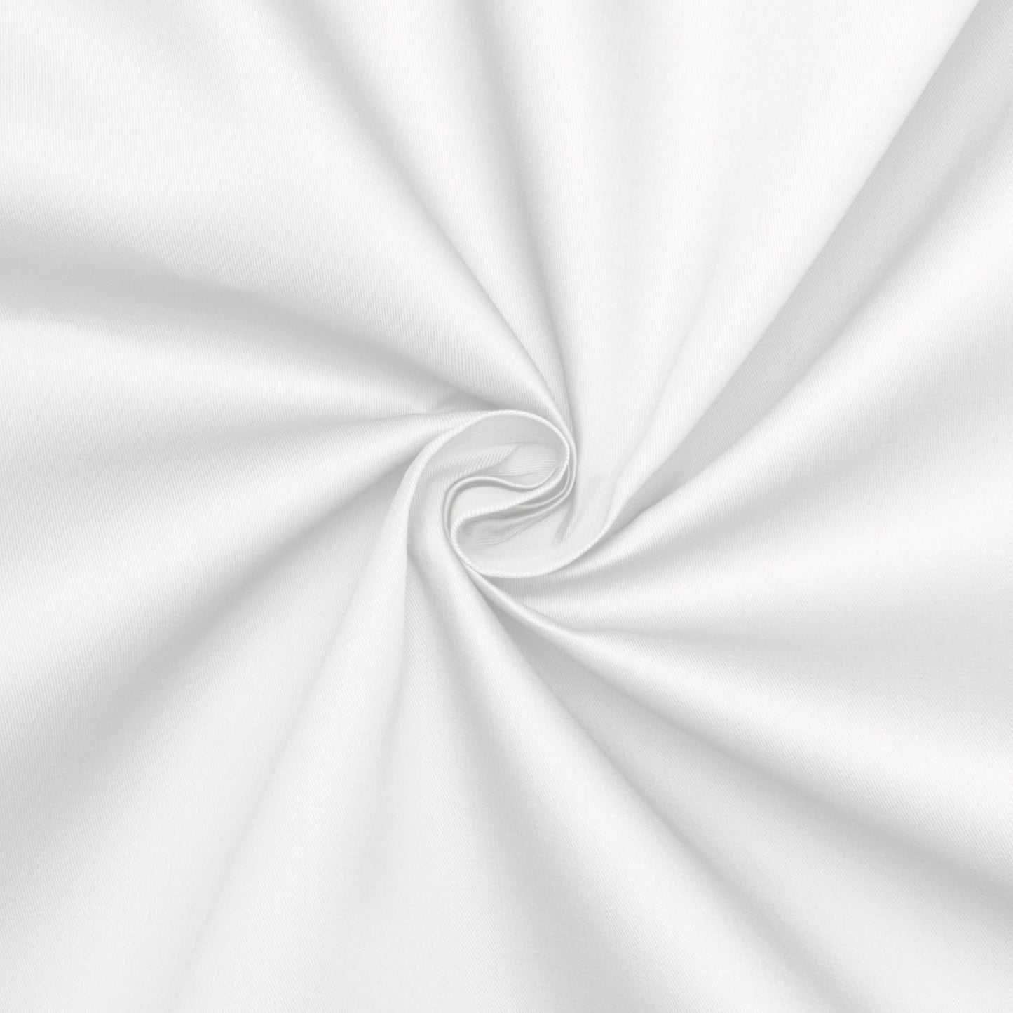Twill Poly Cotton White #1