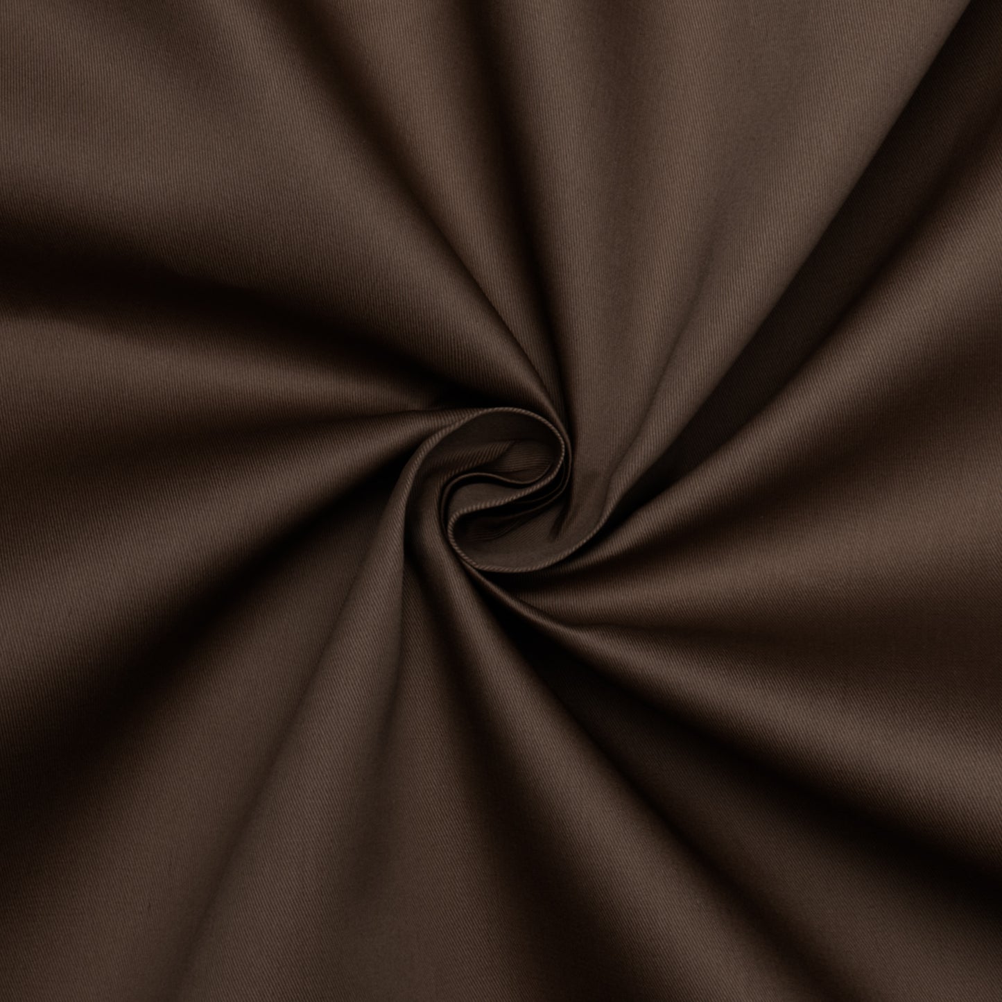 Twill Poly Cotton Chocolate #MDB