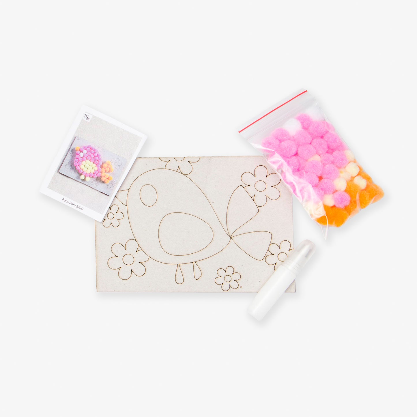 Craft Kit Pom-Pom Bird