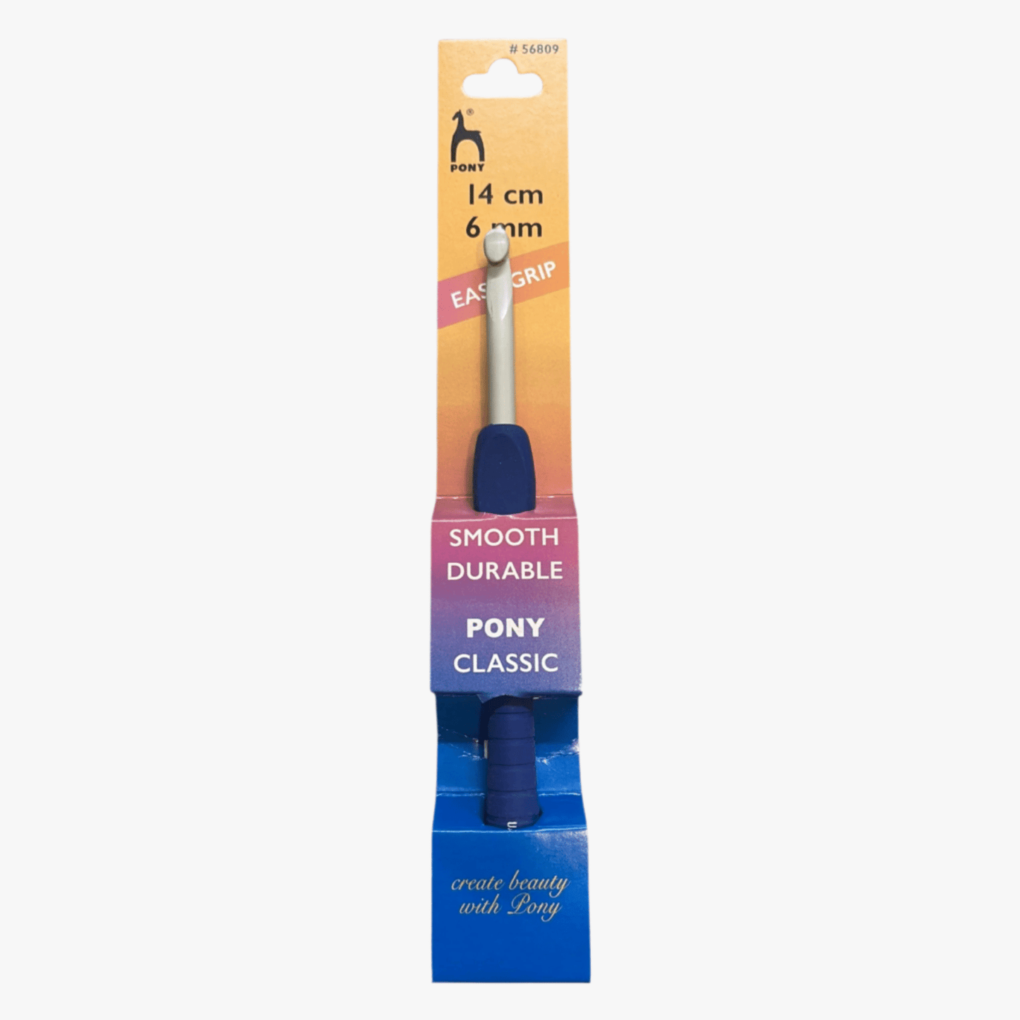 Crochet Hook Easy Grip 14cm 6mm - Ragland Fabrics