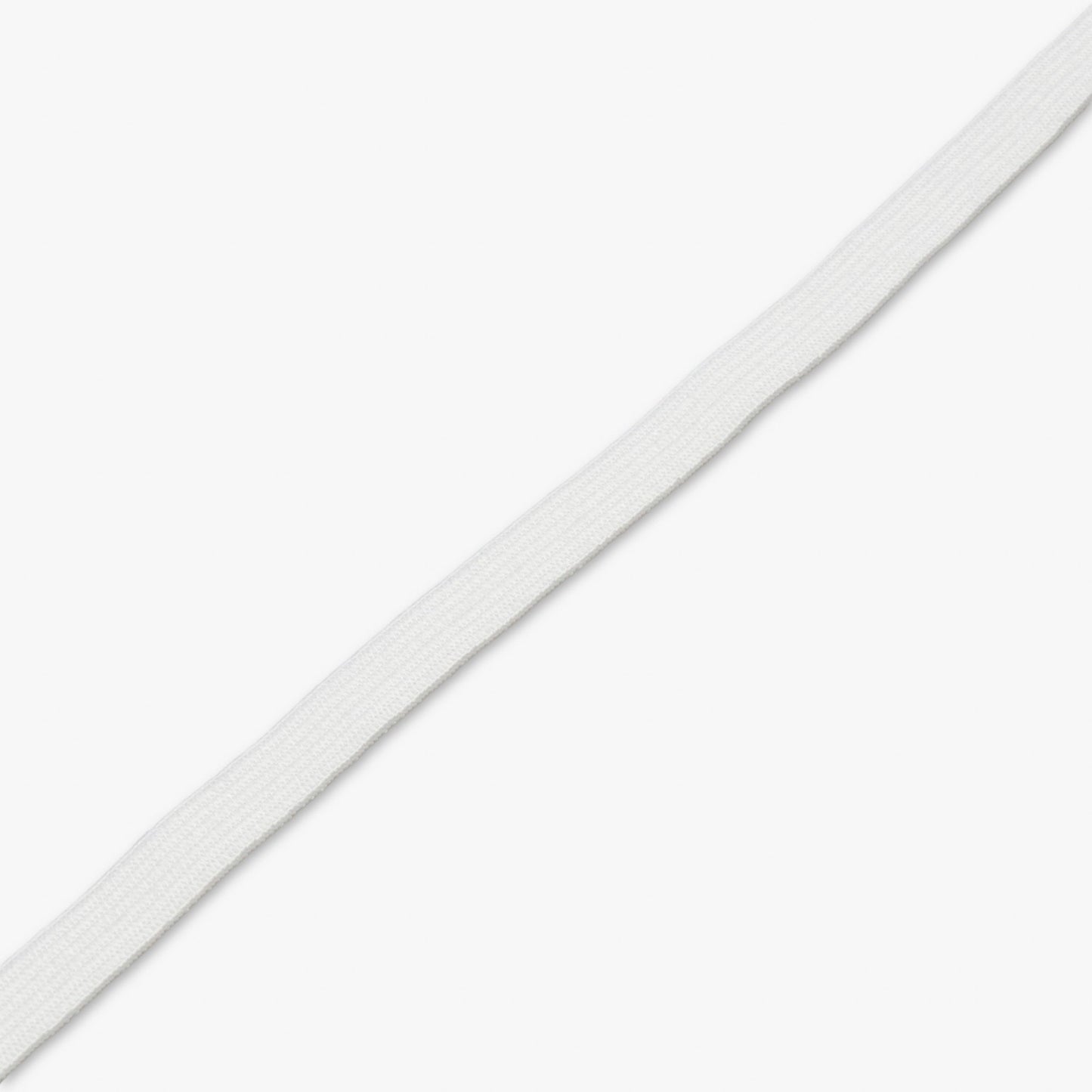 Elastic Knitted 10mm White (Woolies Approved) - Ragland Fabrics