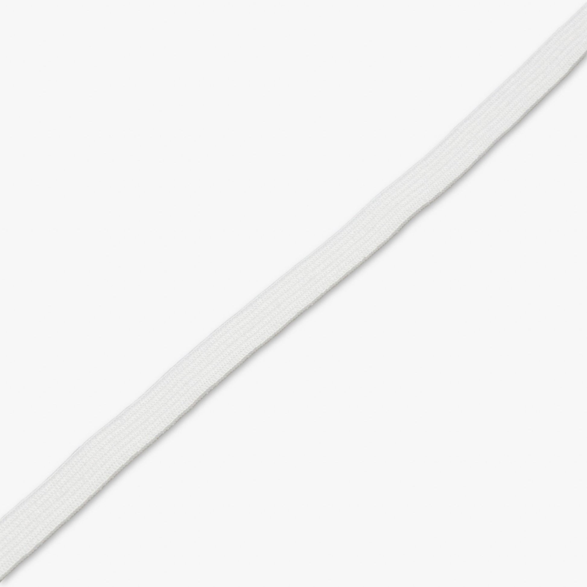 Elastic Knitted 10mm White (Woolies Approved) - Ragland Fabrics