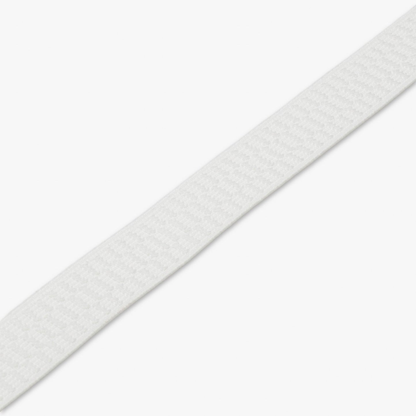 Elastic Non Curl 25mm White - Ragland Fabrics
