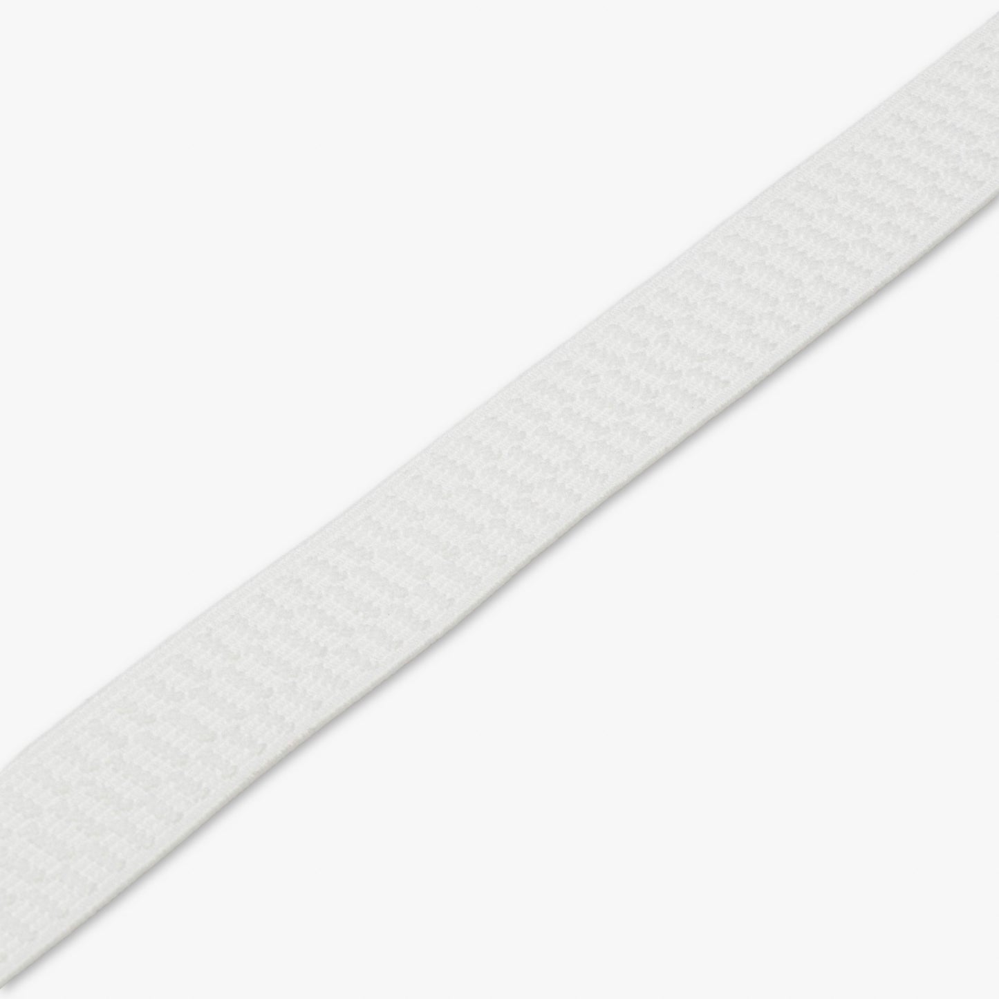Elastic Non Curl 25mm White (Prevents curling at the edges )