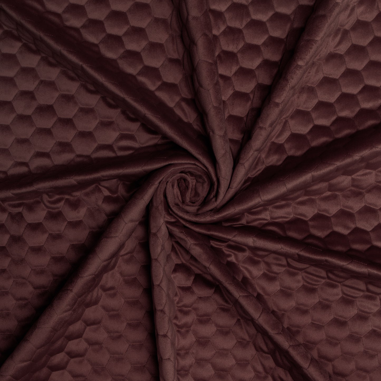 Bellahex Quilted Velvet 140cm Madder